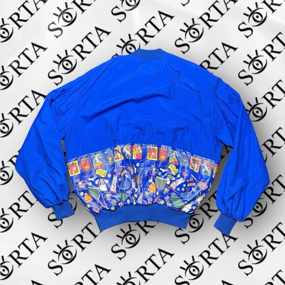 VTG 90s Official US Open Tennis Full Zip Windbreaker By Ferons Size XL RARE - Picture 2 of 14